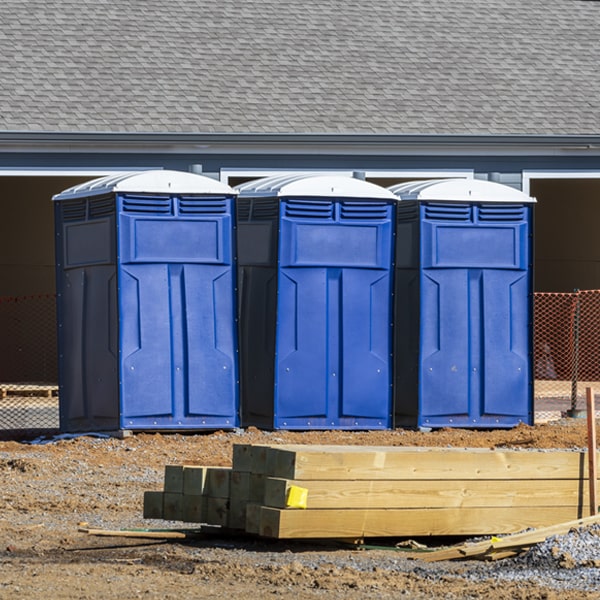 how do you ensure the portable toilets are secure and safe from vandalism during an event in Sherard MS